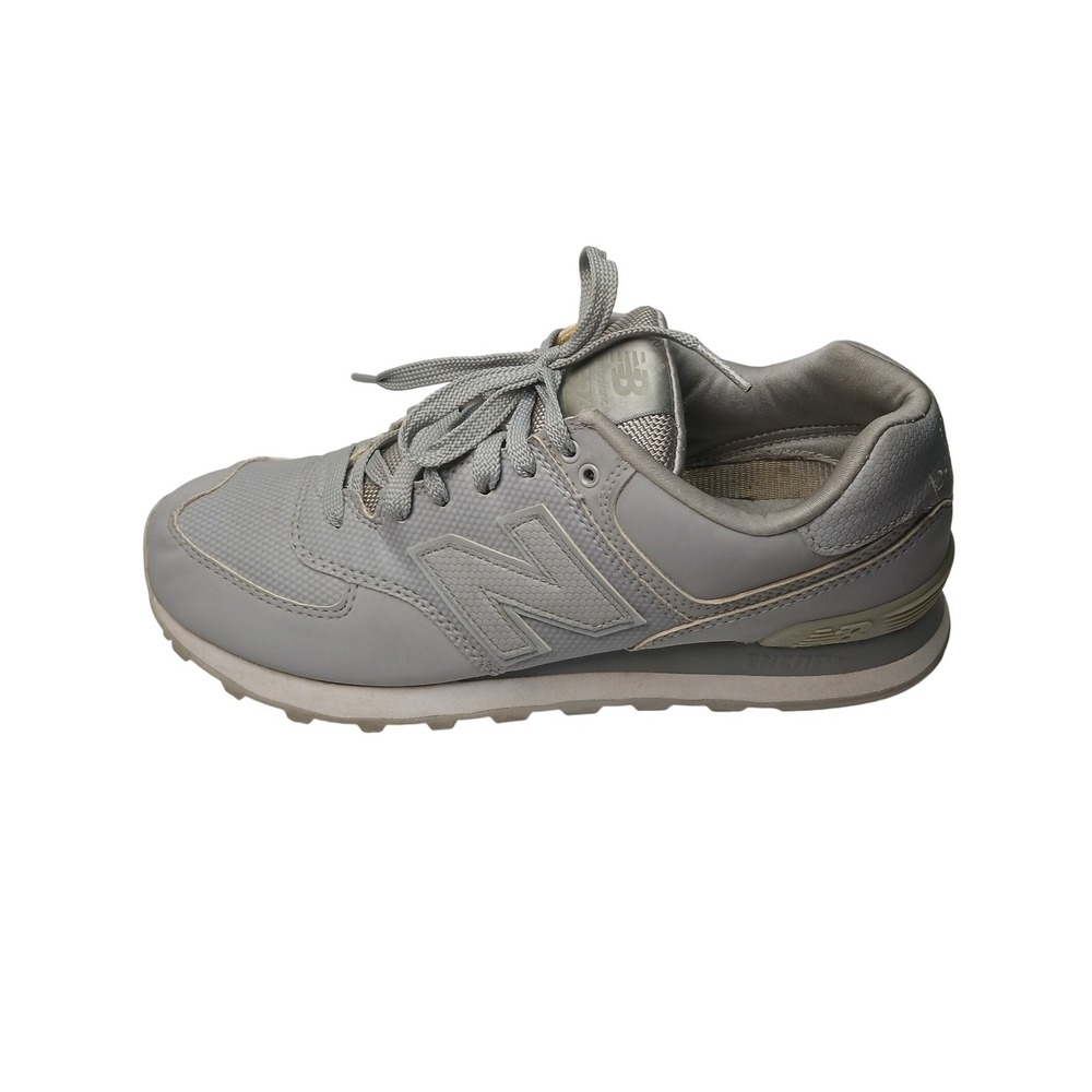 New Balance 574 Men 8.5 Grey ML574SL Low Top‎ Sneakers ENCAP Honeycomb Texture